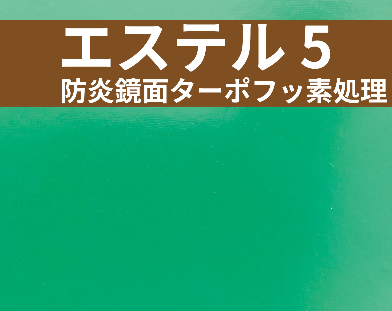 エステル5 防炎鏡面ターポフッ素処理